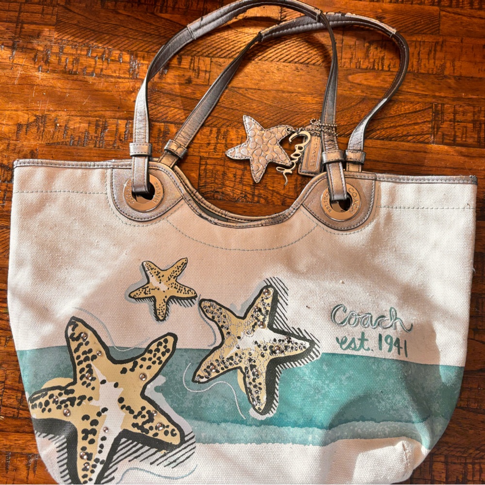 Coach Canvas Tote